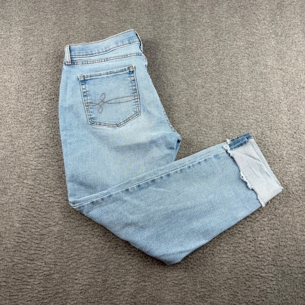 Denizen from Levi's Boyfriend Jeans Women's 4 W27 Blue Distressed Ripped Hem